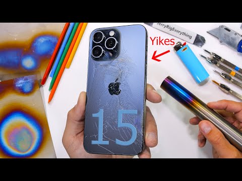 Be gentle with Apples new Titanium iPhone 15 Pro Max ... Yikes!