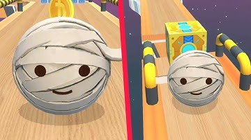 SKY ROLLING BALL ☠️NEW SKIN☠️ All Levels Gameplay Android, iOS (Part 18)