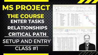 Famous MS PROJECT THE COURSE, SETUP AND ENTRY CLASS #1 Net Worth