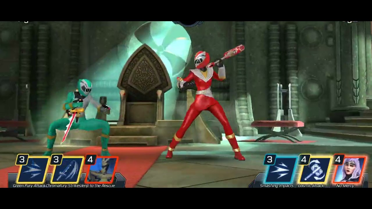Red Ranger vs Green Ranger game of showdown power rangers legacy wars # ...