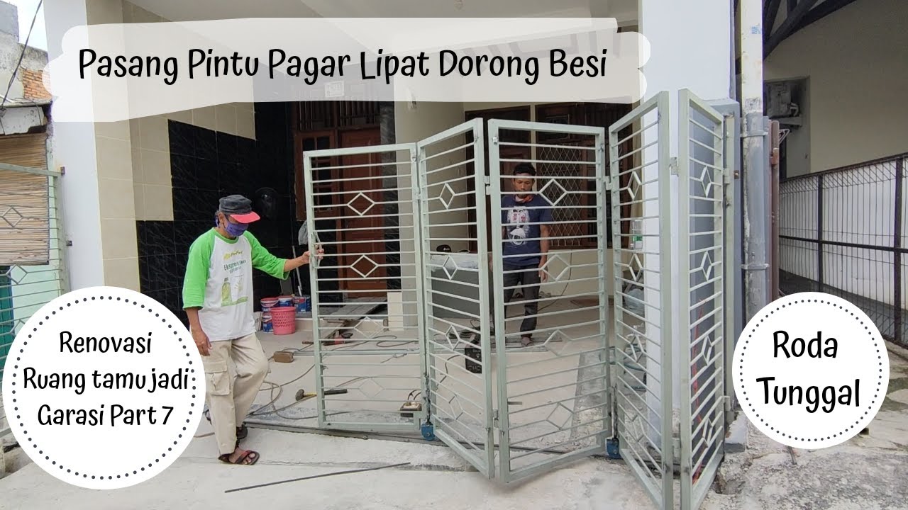 Renovasi Rumah Minimalis 56 m Part 7 Pasang Pagar  Lipat  