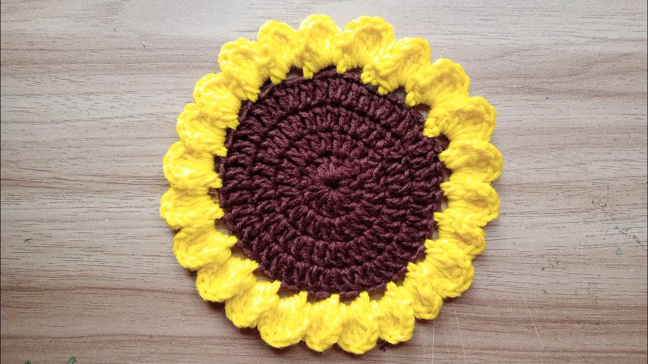 Easy Flower Crochet Coasters - 2 Sizes - Secret Yarnery