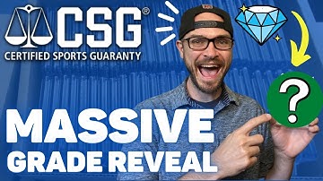 HUGE CSG Grading Reveal - 70+ Football Cards & TONS  of 💎!