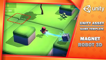 Magnet Robot 3D Game Template | Unity Asset Store | Physics-Based Puzzle Game