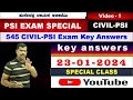 545 civilpsi exam key answers  13012024