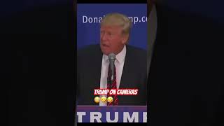 Short Story from Trump😳🤣🤣 #trump #speech #cameras #crowds