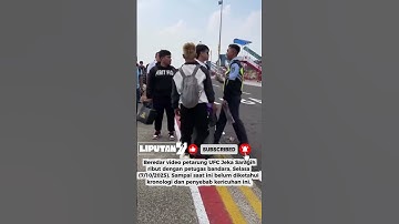 Beredar video petarung UFC Jeka Saragih ribut dengan petugas bandara #shorts #berita #viral