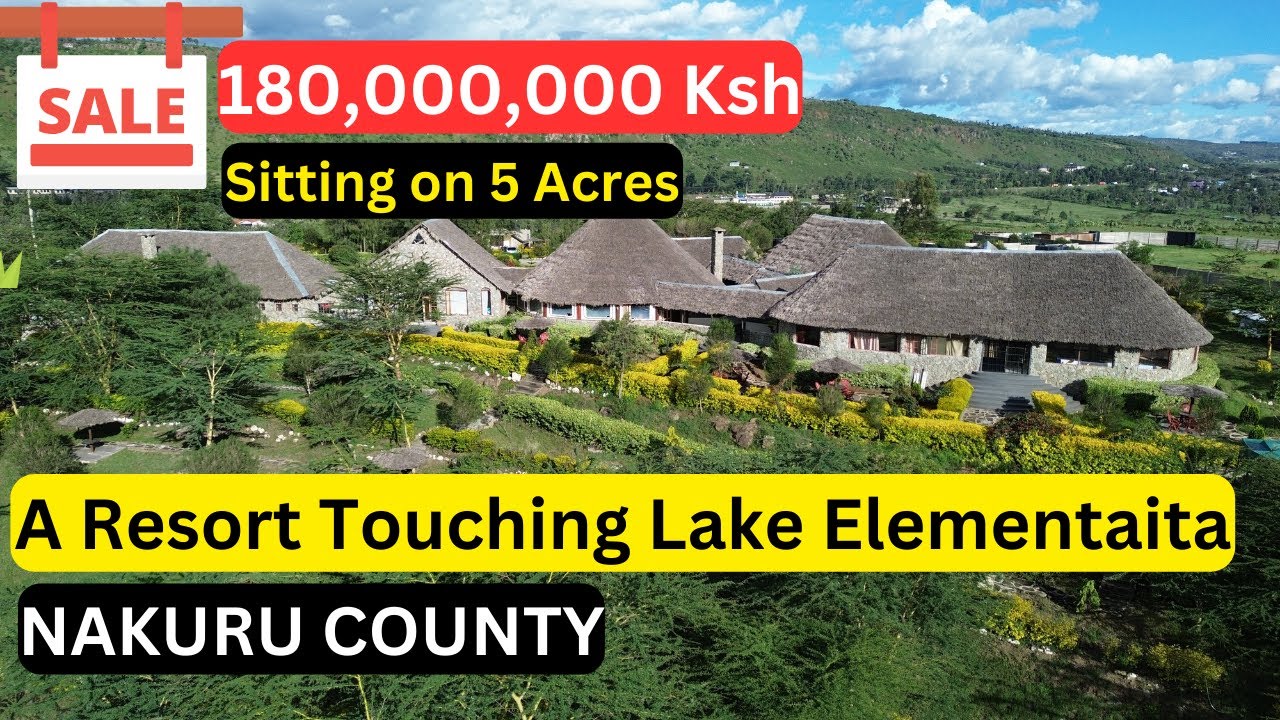The Resort On the Cliff Overlooking Lake Elementaita, Nakuru County | On Sale 5 Acres 180M