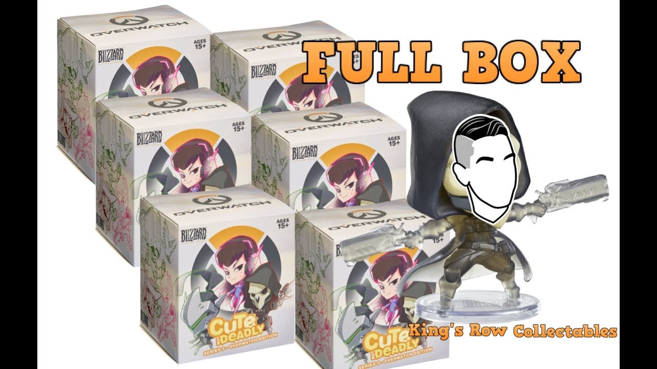 Reaper Clear Chase Blizzard Cute But Deadly Series 3 Overwatch Figure