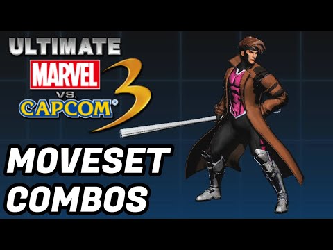 GAMBIT ON UMVC3! (MOVESET/COMBOS)