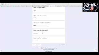 EFHL Game SWAP Request 2026 2027