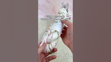 What colorway of Cotton Supreme Speckles would you use for this project? Tell us in the comments!