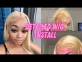 613 FRONTAL WIG INSTALL + FLUFFY BABY HAIRS| BEGINNER FRIENDLY