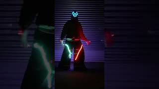 Spooky Scary Skeletons - LED Hardstyle Shuffle #shorts #shuffledance