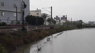 114次自強號潮州往七堵，大村南通過