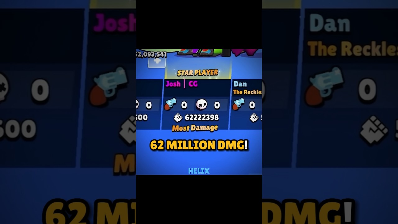 Damage Record Now Vs Then.. ☠️ 🔥 #brawlstars #shorts #edit #fyp #supercell