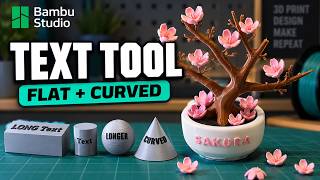 How to Use the Text Tool in Bambu Studio