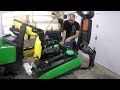 Deere 1025r/1023e 50/200 hr Hydraulic Oil Change without left wheel removal