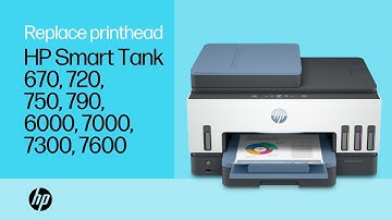 Replace a printhead | HP Smart Tank 670 720 750 790 6000 7000 7300 7600 printers | HP Support