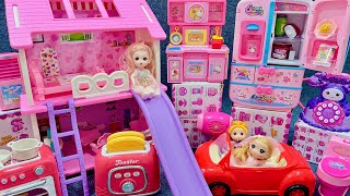 12 Minutes Satisfying with Unboxing Barbie Dream House Collection Review Toys｜ASMR