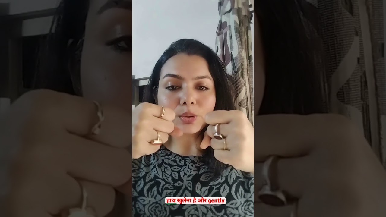 2-Minute Eye Massage to Reduce Dark Circles & Puffiness | Natural Eye Care Routine