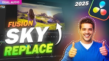 Sky Replacement in DaVinci Resolve (Advanced Method) | Easy Fusion Tutorial