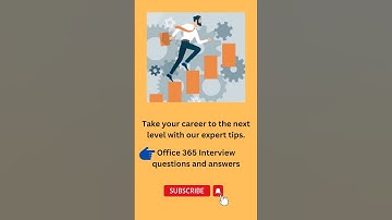 Office 365 interview questions and answers #shorts #shortsfeed #youtubeshorts #interview #office365