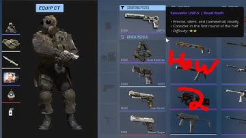 How to equip the USP-S in CS2