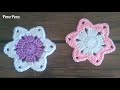 How To Crochet A Flower I Crochet 6 Petals Flower I Simple Crochet Project For Beginners