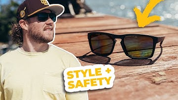 Wiley X Founder – Safety Sport Sunglasses with Side Shields