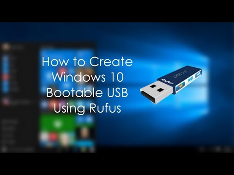 How To Make A Windows 10 Bootable USB Flash Drive - YouTube