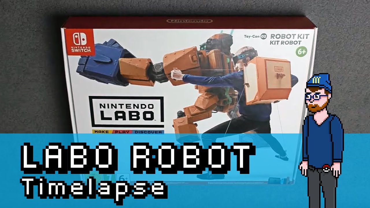 Nintendo Labo - Robot Kit Toy Con Timelapse | BestNerdLife