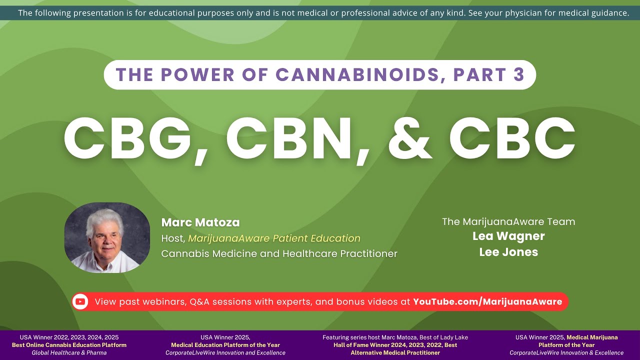 CBG, CBN, and CBC: The Power of Cannabinoids, Part 3 - October