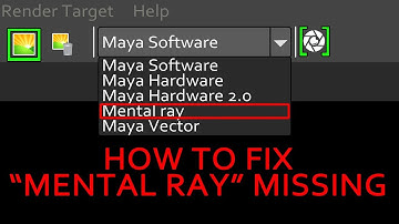 HOW TO FIX MISSING MENTAL RAY IN MAYA(SUITABLE FOR ALL MAYA VERSIONS)