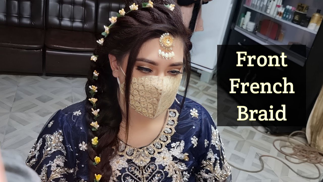 Easy Front French Braid Hairstyle |