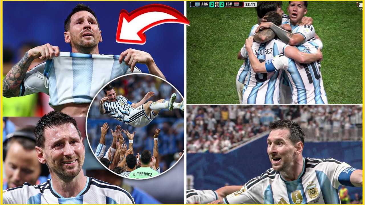 😂ARGENTINE 3-2 ÉGYPTE MESSI EST FOU !