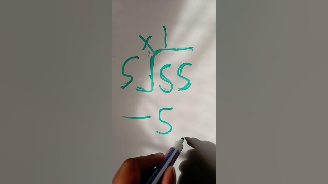 55-divide-by-5-using-long-division-youtube