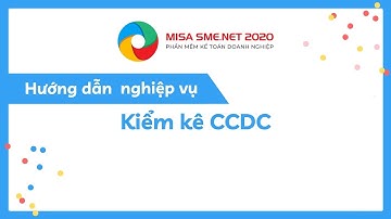 Kiểm kê công cụ dụng cụ | MISA SME.NET 2020
