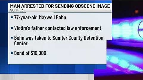 Man arrested for sending obscene image to minor