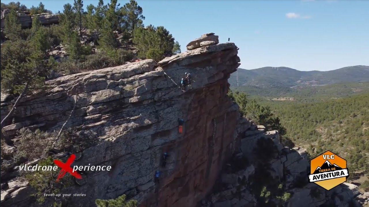 Vía ferrata "La Mulatica" (Andilla - Valencia) Drone view DJI MAVIC 2 ZOOM