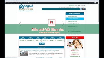 Mẫu web bất động sản - WordPress