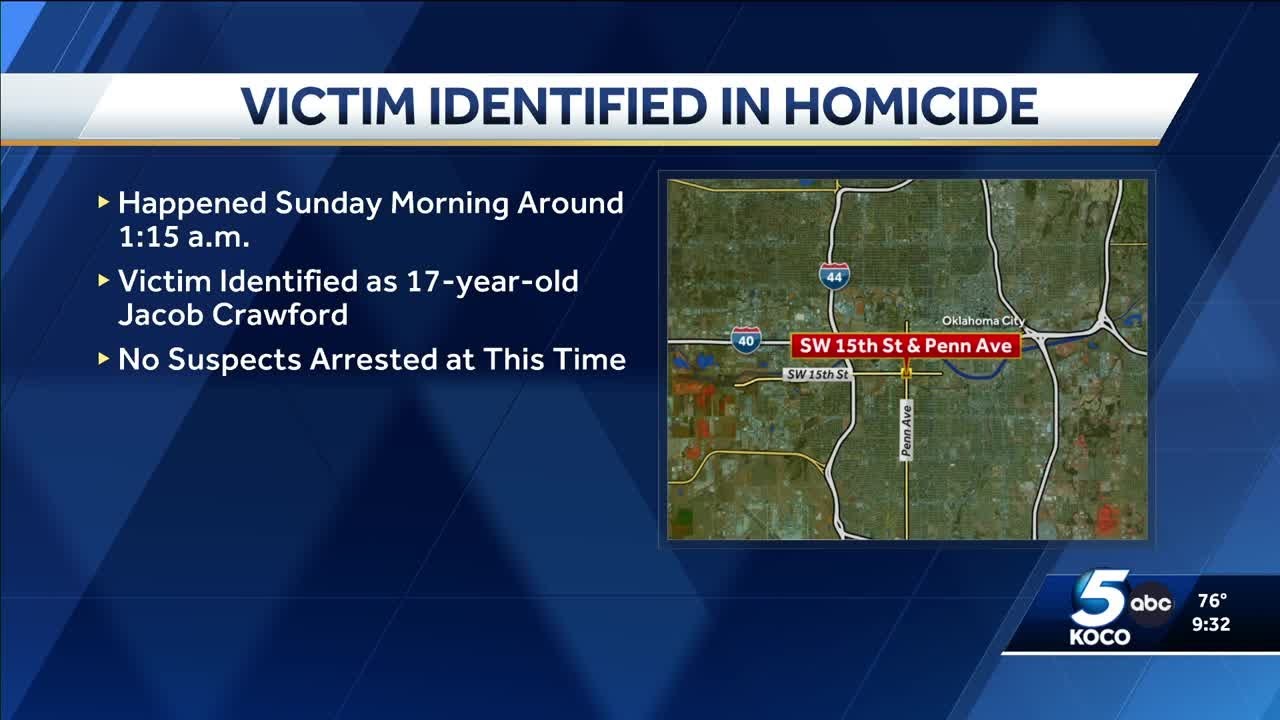 OCPD: 17-year-old killed in shooting Sunday morning in SW OKC