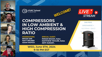 Compressors in Low Ambient / High Compression Ratio