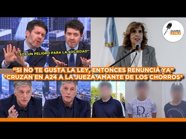 PERIODISTAS DE A24 CRUZAN EN VIVO A JUEZA KUKA DE KICILLOF Y CASI SE VAN DEL PROGRAMA: “RENUNCIÁ YA”
