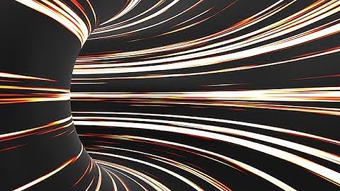 Abstract neon lights traveling through tunnel highspeed | stock footage | stock video | Cinefootage