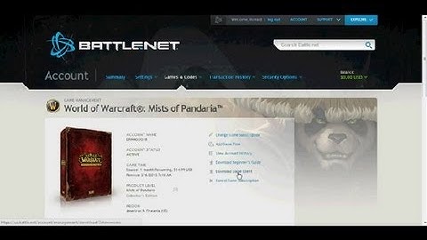 How to Download if I Already Have a "WOW" Account : World of Warcraft Game Tasks