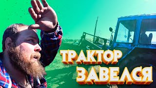 Пельмень завел трактор после ремонта/Dumpling started up a tractor after repair