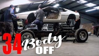 Pulling a Lotus Esprit S2 BODY OFF!    // SOUP Classic Motoring E.34