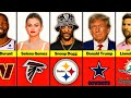 Celebrities and their favourite nfl teams  part 2