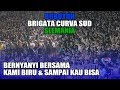 LUAR BIASA!! BOBOTOH, BRIGATA CURVA SUD, SLEMANIA SALING MENGHORMATI DI DALAM STADION